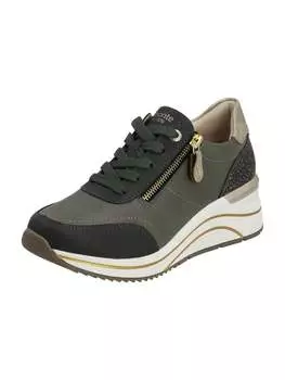 Низкие кроссовки remonte Wedges, зеленый