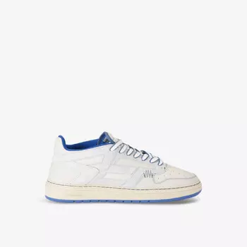 Низкие кроссовки Reptor из кожи с контрастными вставками Represent, белый