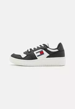 Низкие кроссовки Retro Basket Tommy Jeans, цвет black/ecru