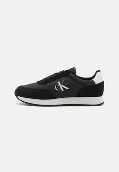 Низкие кроссовки RETRO RUNNER Calvin Klein Jeans, черный/ярко-белый