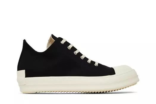 Низкие кроссовки Rick Owens DRKSHDW Fogachine Cotton Denim Low, черный