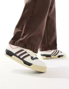 Низкие кроссовки Rivalry 86 белого и серого цвета adidas Originals