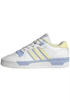 Низкие кроссовки RIVALRY adidas Originals, основной белый почти желтый синий рассвет