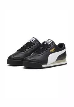 Низкие кроссовки Roma Standard Puma, черно-белые