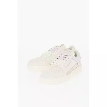 Низкие кроссовки с контрастными деталями Armani, белый