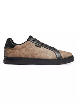 Низкие кроссовки с логотипом Monogram COACH, черный