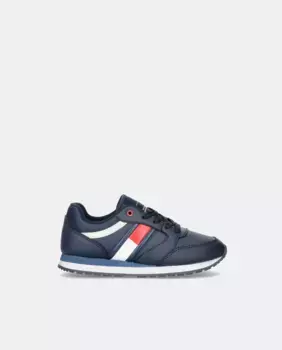 Низкие кроссовки с логотипом Tommy Hilfiger, темно-синий