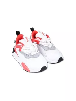 Низкие кроссовки с нашивкой-логотипом Puma Kids, белый