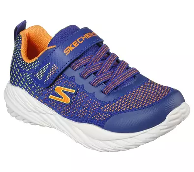 Низкие кроссовки Skechers NITRO SPRINT KARVO, цвет Blau/Orange/Lime