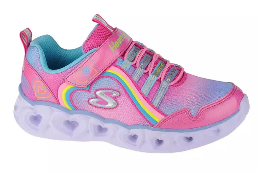 Низкие кроссовки Skechers Skechers Heart Lights Rainbow Lux, розовый