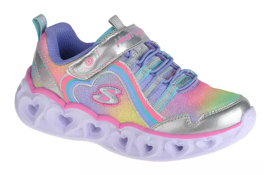 Низкие кроссовки Skechers Skechers Heart Lights Rainbow Lux, серый