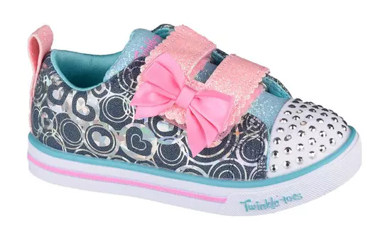 Низкие кроссовки Skechers Skechers Sparkle Lite Lil Heartsland, серый