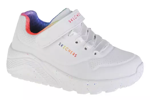Низкие кроссовки Skechers Skechers Uno Lite Rainbow Specks, белый