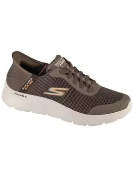 Низкие кроссовки Skechers Slip Ins Go Walk Flex Hands Up, коричневый