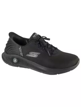 Низкие кроссовки Skechers Slip Ins Go Walk Anywhere Worldwide, черный