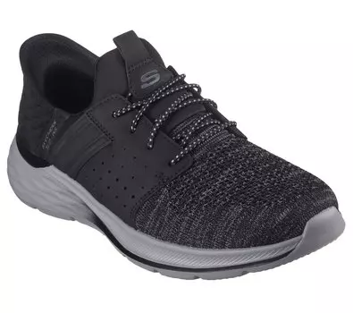 Низкие кроссовки Skechers Slip On GARNER NEWICK, темно коричневый