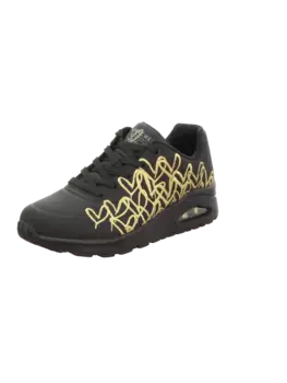 Низкие кроссовки Skechers Sport Uno Golden Heart, черный