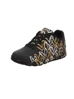 Низкие кроссовки Skechers Sport Uno Metallic, черный