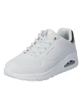 Низкие кроссовки Skechers UNO SHIMMER AWAY, цвет white/silver