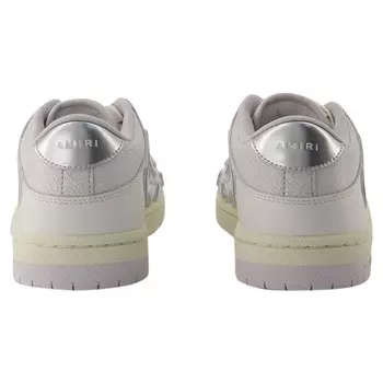 Низкие кроссовки Skel Top Metallic - Amiri - Синтетика - Белый, белый