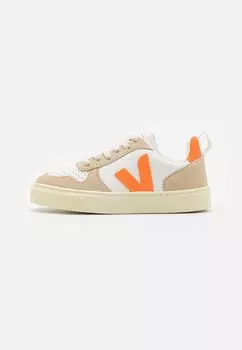 Низкие кроссовки Small V-10 Laces Unisex Veja, цвет extra-white/fury/almond