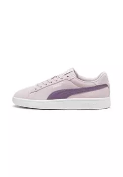 Низкие кроссовки Smash 3.0 Puma, цвет grape mist crushed berry white