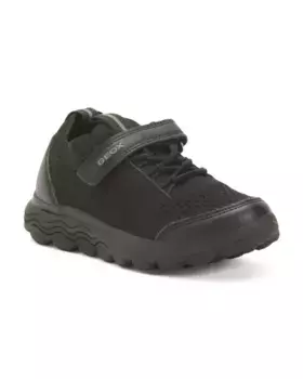 Низкие кроссовки Spherica (Little Kid, Big Kid) Geox, черный