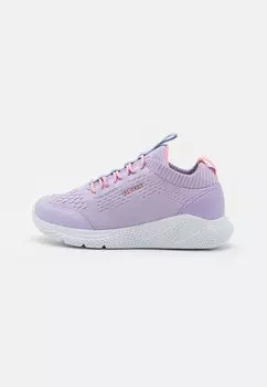 Низкие кроссовки Sprintye Girl Geox, цвет lilac/light coral