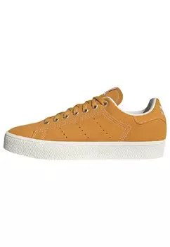 Низкие кроссовки STAN SMITH B-SIDE UNISEX adidas Originals, белая резинка с желтой сердцевиной preloved