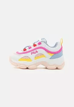 Низкие кроссовки Strada Dreamster Kids Unisex Fila, цвет white/mauve chalk/lemon drop