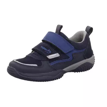 Низкие кроссовки superfit STORM, цвет Blau/Hellgrau