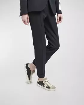 Низкие кроссовки Superstar с блестками Golden Goose