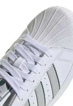 Низкие кроссовки Superstar Xlg adidas Originals, ftwr белый серый два университетский зеленый