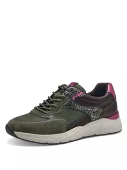 Низкие кроссовки Tamaris Sportliche, оливковый