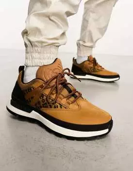 Низкие кроссовки Timberland Euro Trekker из кожи пшеничного нубука
