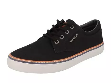 Низкие кроссовки Tom Tailor low, черный