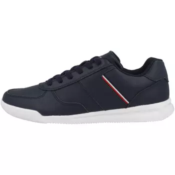 Низкие кроссовки Tommy Hilfiger low Lightweight Leather Detail Cup, темно синий