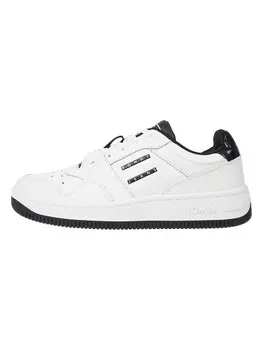 Низкие кроссовки Tommy Hilfiger Shoes Leder, белый/черный
