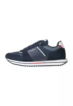 Низкие кроссовки TOUR BASIC Pepe Jeans, темно-синий