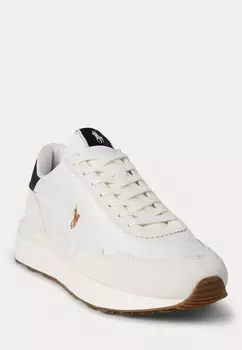 Низкие кроссовки TRAIN 89 SUEDE-PANELED SNEAKER Ralph Lauren, белый