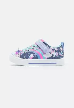 Низкие кроссовки TWINKLE Sparks Skechers, цвет navy/multicolor