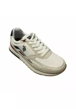 Низкие кроссовки U.S. Polo Assn., бело-серый