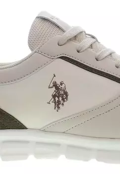 Низкие кроссовки U.S. Polo Assn., слоновая кость