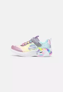 Низкие кроссовки Unicorn Dreams Skechers, цвет purple/multi