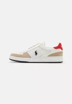 Низкие кроссовки УНИСЕКС Polo Ralph Lauren, молочный коктейль/черный/красный