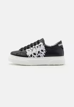 Низкие кроссовки Unisex Dsquared2, цвет black/white