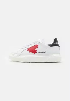 Низкие кроссовки Unisex Dsquared2, цвет white/black/red