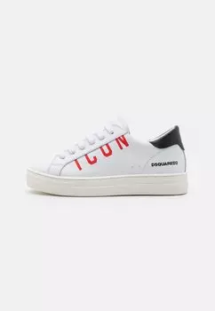 Низкие кроссовки Unisex Dsquared2, цвет white/black/red