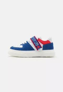 Низкие кроссовки Unisex Dsquared2, цвет white/navy/red