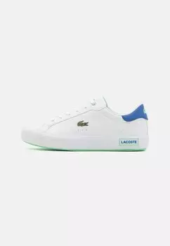 Низкие кроссовки Unisex Lacoste, цвет white/blue